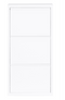 Bizzotto Eyvin schoenenrek - drie vakken - 50 x 15 x 106 cm - wit