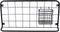 Present Time Open Grid - Keukenrek met mand en haken - Mat Zwart - 60x30x5cm