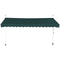 Coast Zonnescherm - 400 cm Breed - Hoogteverstelbaar 200-300 cm - Groen