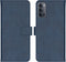 imoshion Hoesje Geschikt voor Oppo Reno4 5G Hoesje Met Pasjeshouder - imoshion Luxe Bookcase - Donkerblauw