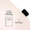 Dingbats A6 Pocket Wildlife Brown Bear Notebook - Plain