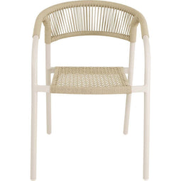 Nagano - Stapelstoel - Aluminium frame - Beige