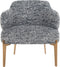 Richmond Fauteuil Venus black boho (Black/white)