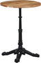 vidaXL Bistrotafelpoot 52x52x72 cm gietijzer zwart
