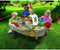 Little Tikes Piratenboot - Watertafel - Inclusief 2 speelfiguren en waterkanon - Beige