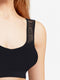 Chantelle - Soft Stretch - Beugelloze voorgevormde top met kanten rug - Noir - XS/S
