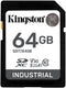 Kingston Industrial SDIT 64GB - SD kaart - Tot 100 MB/s - Temperatuur -40°C tot 85°C