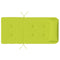 vidaXL - Felle - Groene - Stoelkussens - Felle - groene - Polyester - Middelgroot