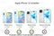 Backcover Hoes Geschikt voor iPhone 12 - Hoesje Bookcase met Anti Skim Bescherming Pasjes - 2 in 1 Cover - Brown - Luxe Telefoonhoesje Wallet Case Pasjeshouder PU Leder