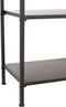 J-Line rek 1 lade + 3 legplanken - metaal - zwart