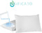 UNIFICATO - Waterdichte Kussenbeschermer 40x60 cm - Katoenen Badstof Kussensloop - Ademend en Antibacteriëel - Met rits - Wit - 2 stuks