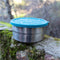 Blue Water Bento - Seal cup XL Lekvrij - bewaarbak - RVS - met silicone deksel - 650ml.