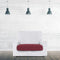 Bankbedekking Eysa JAZ Bordeaux 85 x 15 x 60 cm