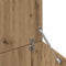 vidaXL - Salontafel - 150x50x35 - cm - bewerkt - hout - artisanaal - eikenkleur