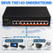 SBVR TXE143 - Netwerkswitch - 10 poorten - 8 PoE - 1 Gbps - Zwart