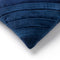 Dutch Decor FEMM – Kussenhoes 30x50 cm - velvet - effen kleur - Insignia Blue - donkerblauw - met rits