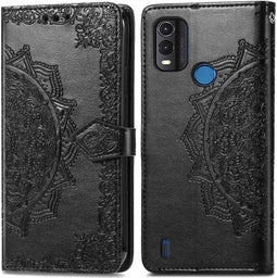 iMoshion Hoesje Geschikt voor Nokia G11 Plus Hoesje Met Pasjeshouder - iMoshion Mandala Bookcase - Zwart