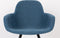 Zuiver Albert Kuip Soft Eetkamerstoelen armleuning Blauw - Set van 2