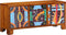vidaXL - Halbank - 100x35x45 - cm - Massief - Acaciahout
