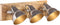 vidaXL Wandlamp industrieel E27 70x23 cm mangohout zilverkleurig