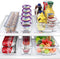 Waal - Koelkast organizer - Doorzichtig keuken bakjes - Keukenkastorganizers - Opbergbak - Bewaardoos - Opbergdoos - Lade - Schuiflade- Blikjeshouder - Pakjeshouder - Fridge organizer - Badkamer Mandjes - kleding en sokken opslag bakje - transparant