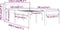 vidaXL - Seniorenbed - massief - grenenhout - wit - 120x190 - cm