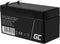 Green Cell AGM17 - Accu VRLA/AGM 12V 1,2Ah - 5 jaar levensduur
