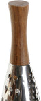 Rasper DKD Home Decor Roestvrij staal Acacia 11 x 11 x 24 cm