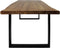 Eettafel SoHo - 175x90x77 - Naturel/zwart - Acaciahout/ijzer