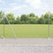 vidaXL - Hekpalen - met - Basisplaten - - - 13 - stuks - Ø32mm - 88,5cm - Gegalvaniseerd - Staal