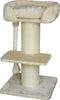 Quapas - Krabpaal -Ruffles - katten krabpaal - groot - maine coon - boskat - Beige
