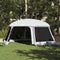 vidaXL - Zwembadtent - met - uitneembare - buiten- - gaaswanden - 618x532 - cm - grijs