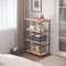 Woltu Opvouwbare Opbergdozen Set van 3 - Grijs - 47 x 28 x 20 cm