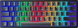 AULA F3261 - Bedraad Gaming Toetsenbord - Mechanisch - RGB - 61keys - Red switch - Hot swap - Qwerty - Zwart
