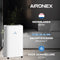 Aironex Mobiele Airco 12000 BTU - Stille Airconditioning met Afstandsbediening - Wit