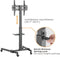 TV standaard - tv statief voet - verrijdbaar - hoogte instelbaar 116 cm tot 151 cm