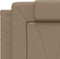 vidaXL - Hoofdbordkussen - 120 - cm - kunstleer - cappuccinokleurig