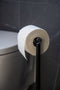 WENKO Toiletrolhouder 2-in-1 - Staand met reserverolhouder voor 4 rollen - Zwart