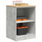 vidaXL - Garagekast - 60x51x85 - cm - massief - grenenhout - betongrijs