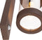 TRIO SAMBESI - Wandlamp - Bewegingssensor - Roestbruin - IP44