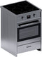 Wiggo WIO-E621A(XX) - Inductie Fornuis - 60 cm - 4 kookzones - Oven 55L - Inox