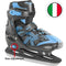 Roces Schaatsen Jongens - Maat 38-41 - Semi-softboot - Verstelbaar - Zwart - Blauw