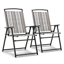Coast Tuinstoelen - Inklapbaar - Ergonomisch - Draagbaar - 51 x 61,5 x 92 cm - Grijs