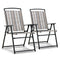 Coast Tuinstoelen - Inklapbaar - Ergonomisch - Draagbaar - 51 x 61,5 x 92 cm - Grijs