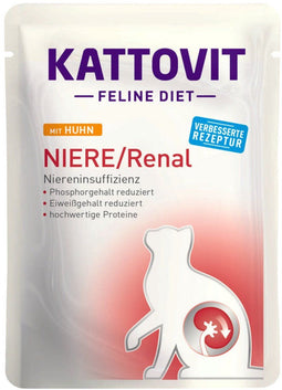 Kattovit - Feline Dieet Pouch Nier/Renal 24x85g - Kip