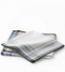 Tiseco Heren Zakdoeken - 12 stuks - 100% katoen - Wit met streeppatroon - 40 x 40 cm (12 stuks)
