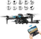 Gear2Play Pro Eagle Drone - Opvouwbare WiFi camera Drone - Geen vliegbewijs nodig - Foto/video - Live view - 2 camera's