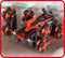 Gear2Play RC X-ROVER 6-wielige Stuntauto - Bestuurbare auto - RC auto - Verlichte koplampen - Incl. oplaadbare batterij
