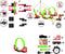 Gearbox Racebaan - 32-delig - met Pull Back Race-auto - 4 Loopings