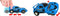 Gearbox Racebaan - 32-delig - met Pull Back Race-auto - 4 Loopings